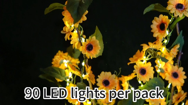 ZTE - sunflowers ZFNN Solar Garden Lights Outdoor, 2 Pack New Sunflower Light